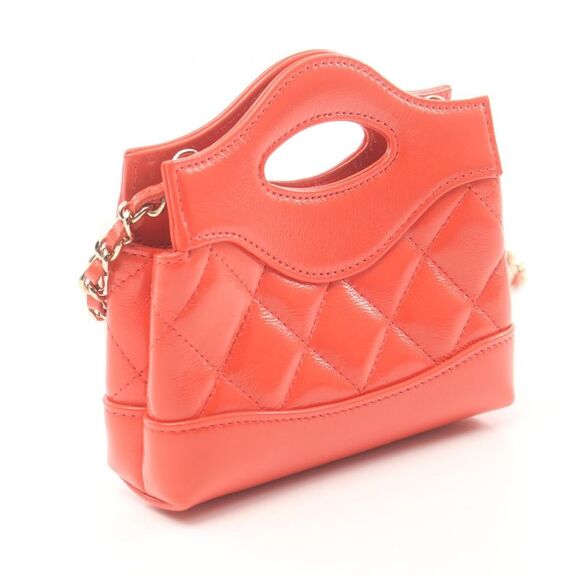 Chanel Shiny Lambskin Chain Clutch Shoulder Bag AP3875 - Picture 2 of 5